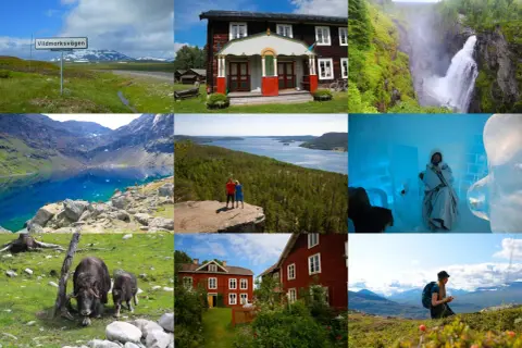 En roadtrip i norra Sverige på sommaren bjuder på vildmarksvägar, turkosa sjöar, vattenfall, mysiga röda hus, ishotell och vackra vyer.