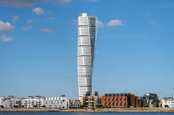 Utsikten från Turning Torso - så ser Malmö ut från toppen